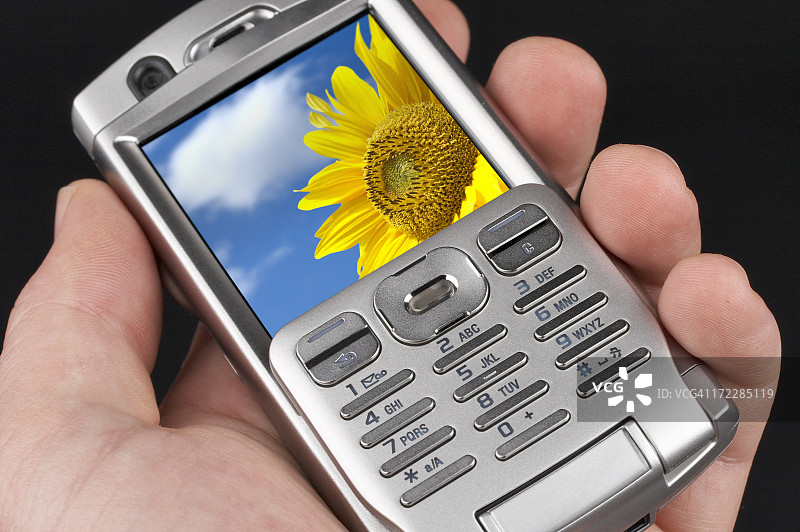 高科技PDA手机（带剪切路径）图片素材