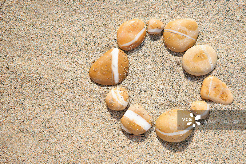 圆形石头图片素材