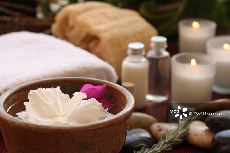 在水疗中心图片素材