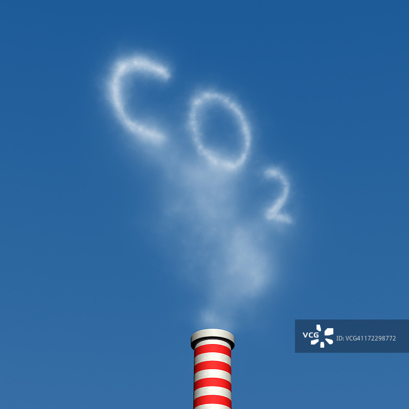 导致全球变暖的二氧化碳XXL图片素材