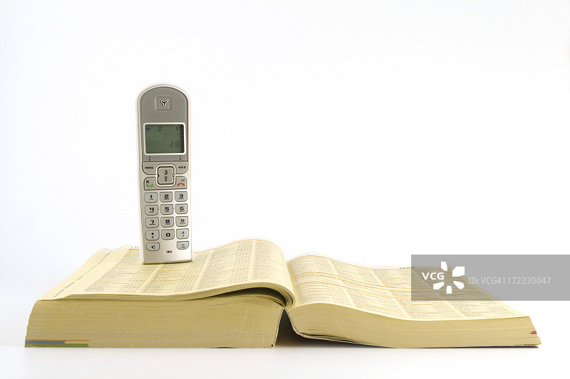 电话号码簿图片素材