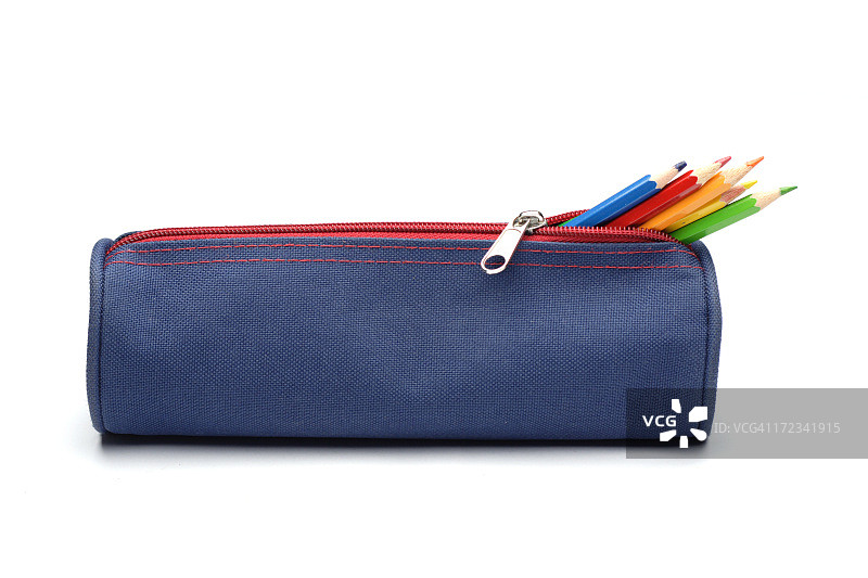 彩色铅笔文具盒图片素材