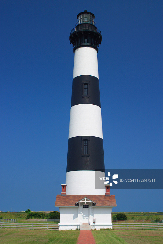 蓝天灯塔图片素材