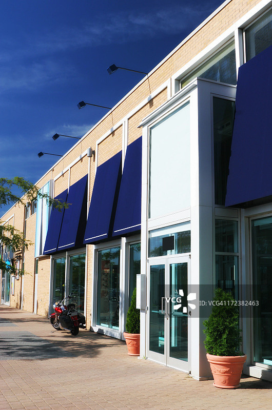 现代商店入口图片素材