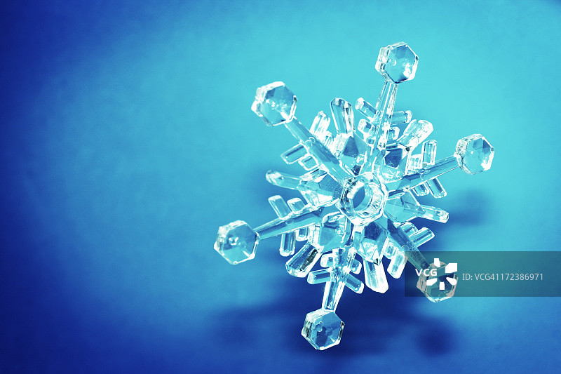 水晶雪花图片素材