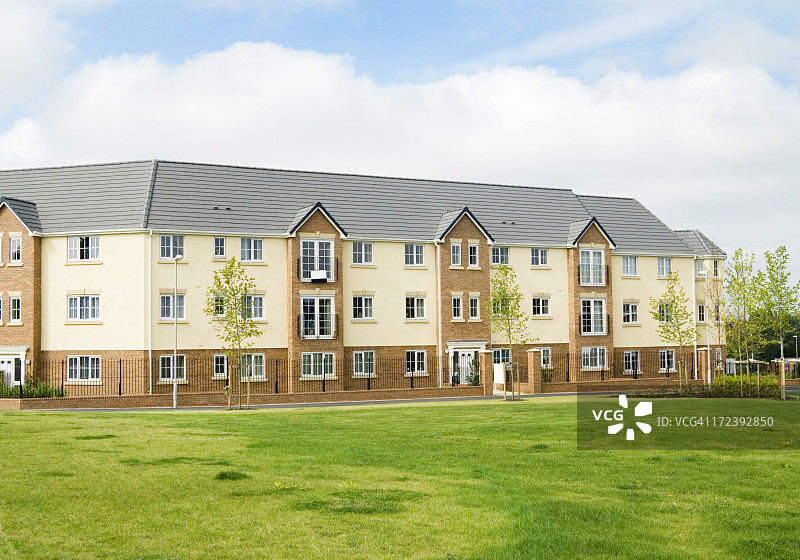 英格兰新建公寓图片素材