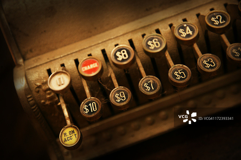 古董收银机图片素材