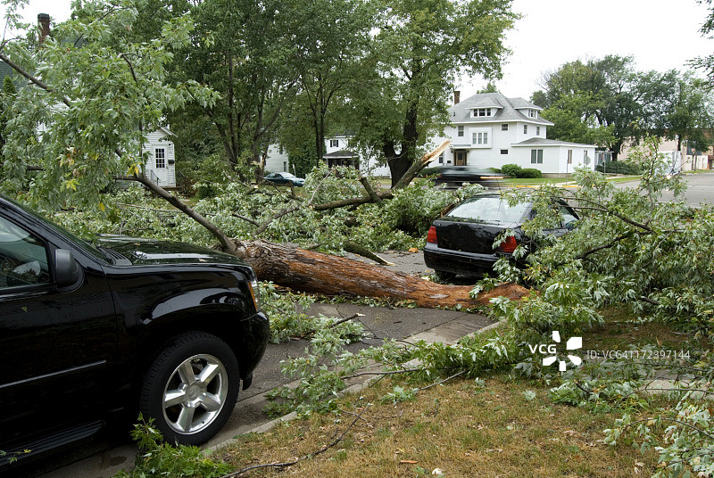风暴破坏图片素材