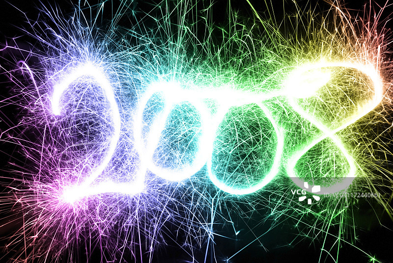 发光彩虹2008图片素材