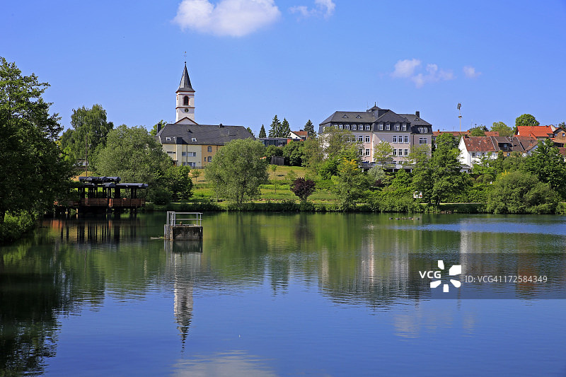 德国萨尔州魏斯基尔兴温泉公园图片素材