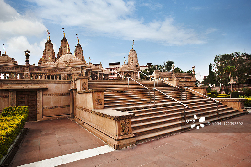 印度古吉拉特邦拉杰果德的斯瓦米纳拉扬神庙图片素材
