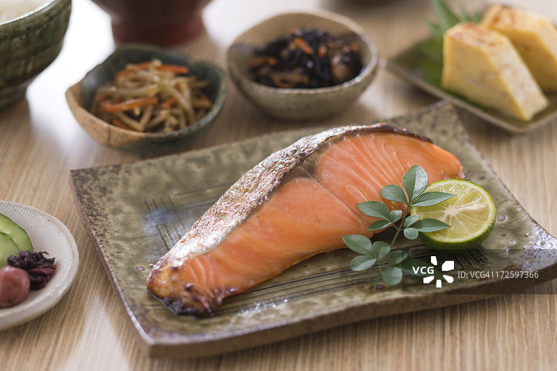 传统日式早餐图片素材