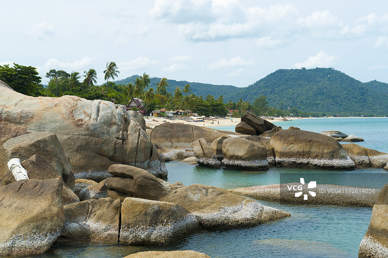 苏梅岛拉迈海滩，泰国图片素材