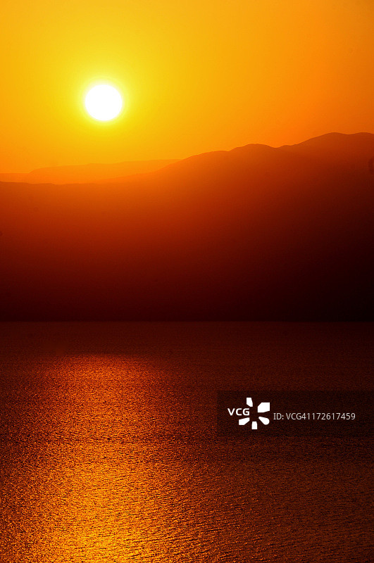 死海日出图片素材