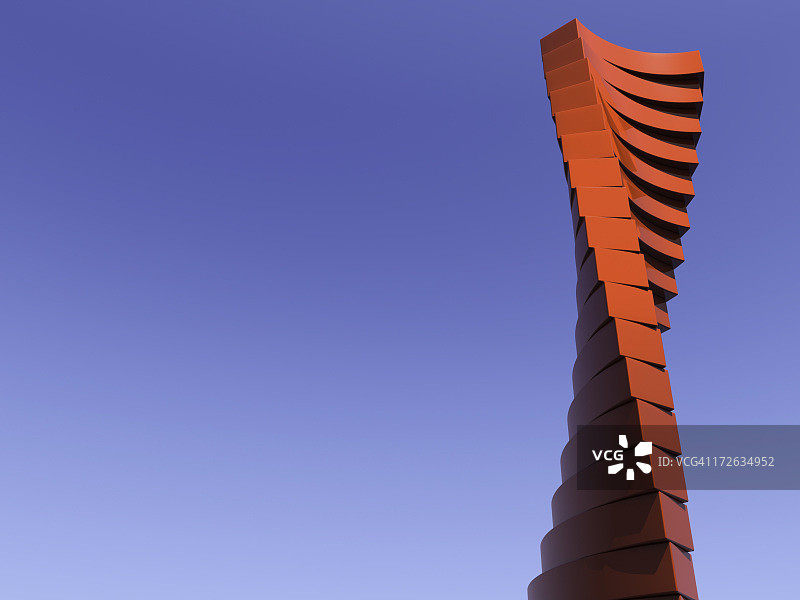 现代螺旋建筑图片素材