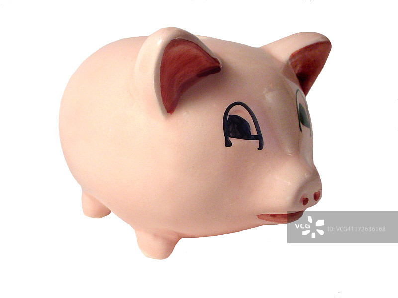 粉色小猪储蓄罐图片素材