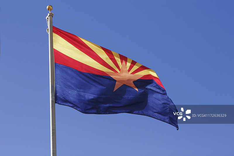 亚利桑那州旗图片素材