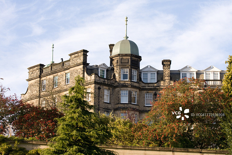 约克郡哈罗盖特周边景观图片素材