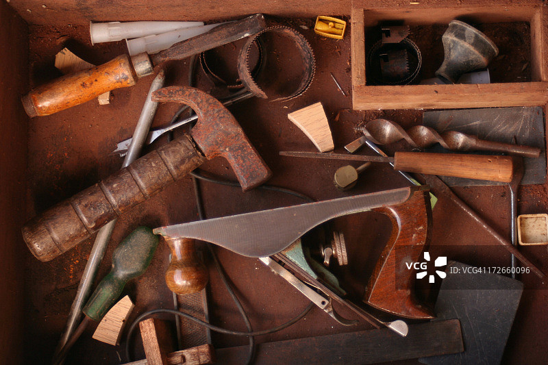各种旧手工工具图片素材