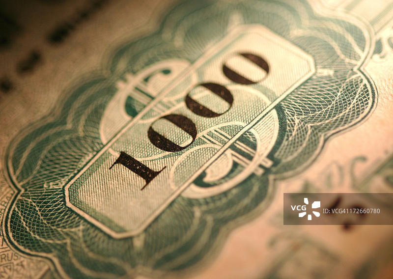 股票证书／投资基金／债券图片素材