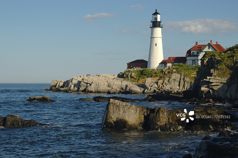 波特兰灯塔图片素材