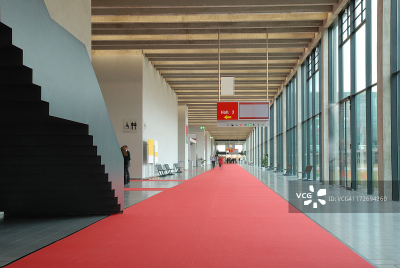 现代会议中心走廊图片素材