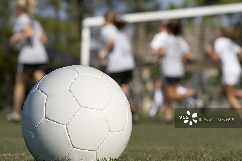 女子足球训练图片素材