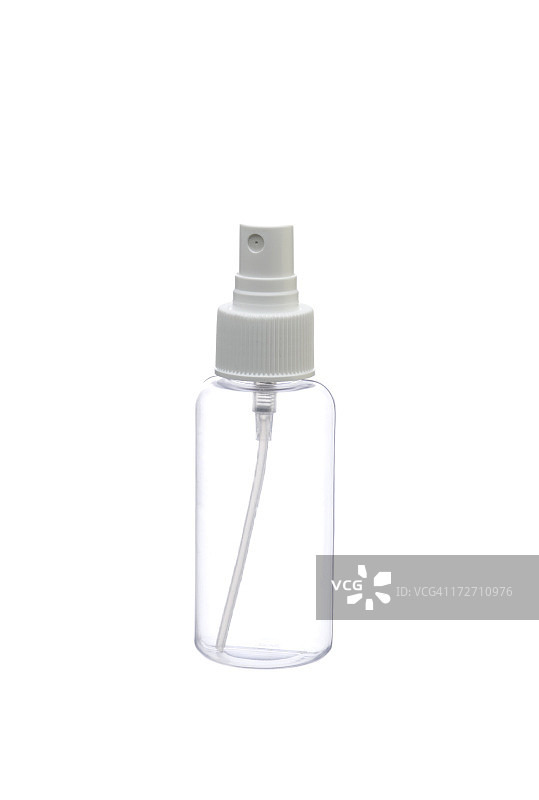 透明塑料白色喷雾瓶图片素材