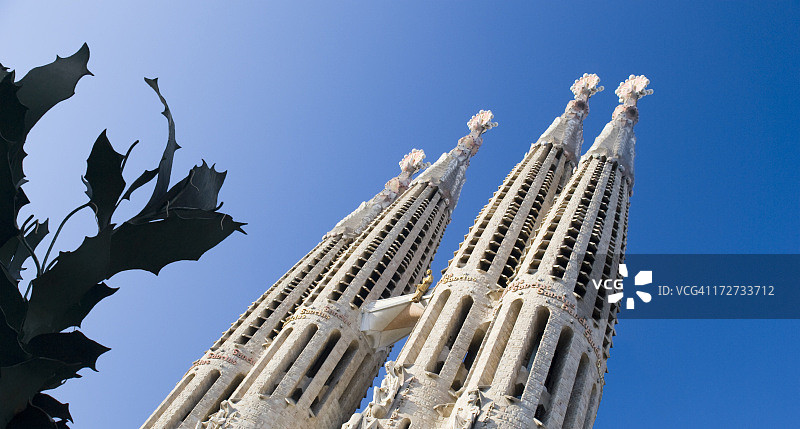 巴塞罗那圣家族教堂图片素材