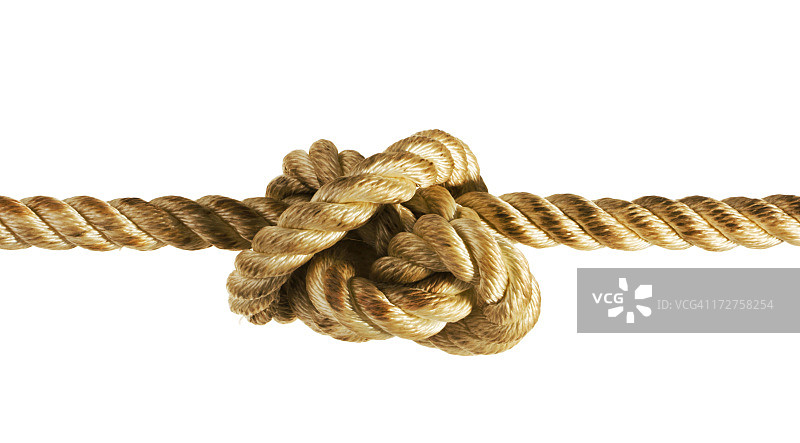 拉紧的绳结图片素材