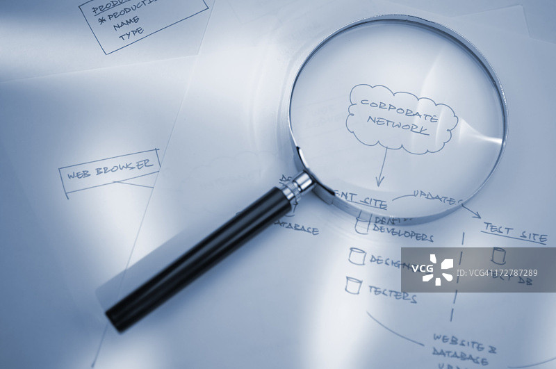 计算机系统图解图片素材