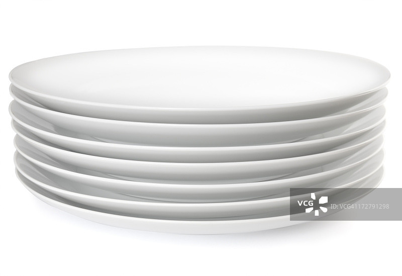 叠放的餐盘图片素材