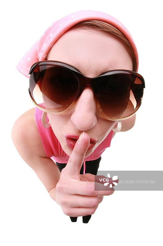 神秘的女人图片素材