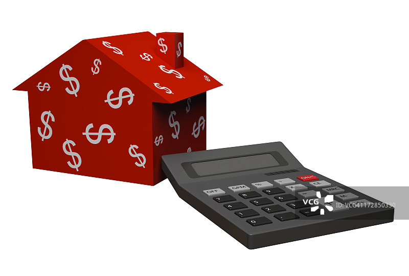 抵押贷款和首付图片素材