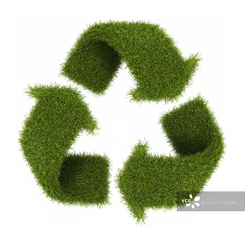 草地回收标志图片素材