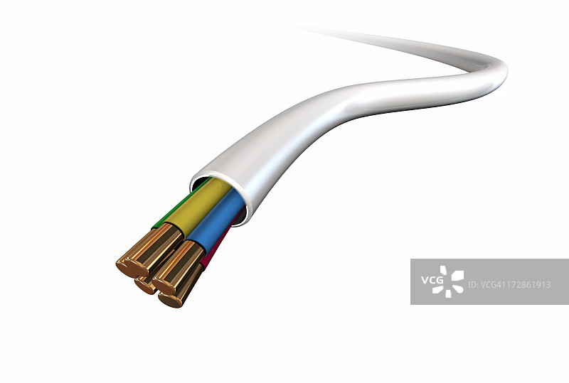 基本电缆多线图片素材