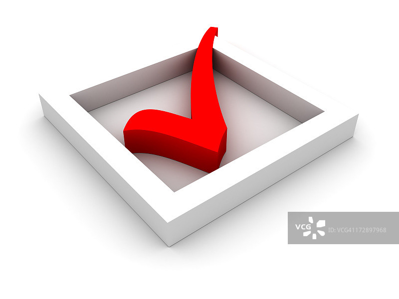 红色勾号图片素材