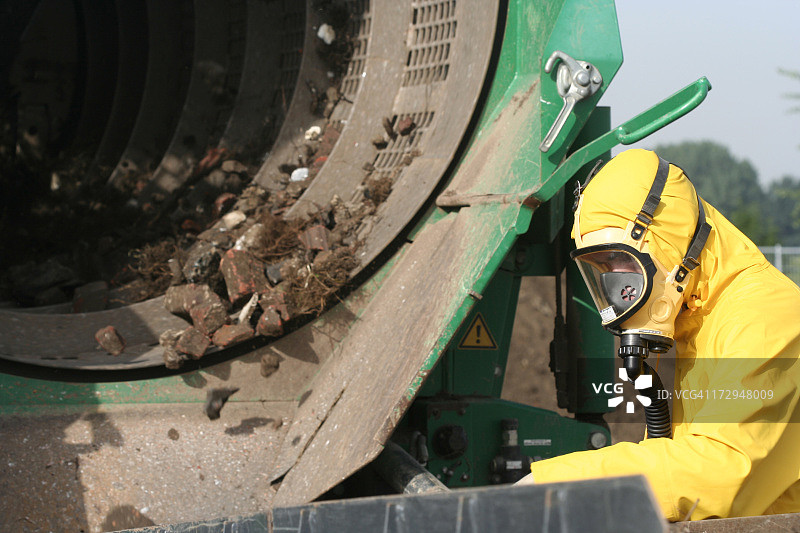 土壤中的石棉图片素材