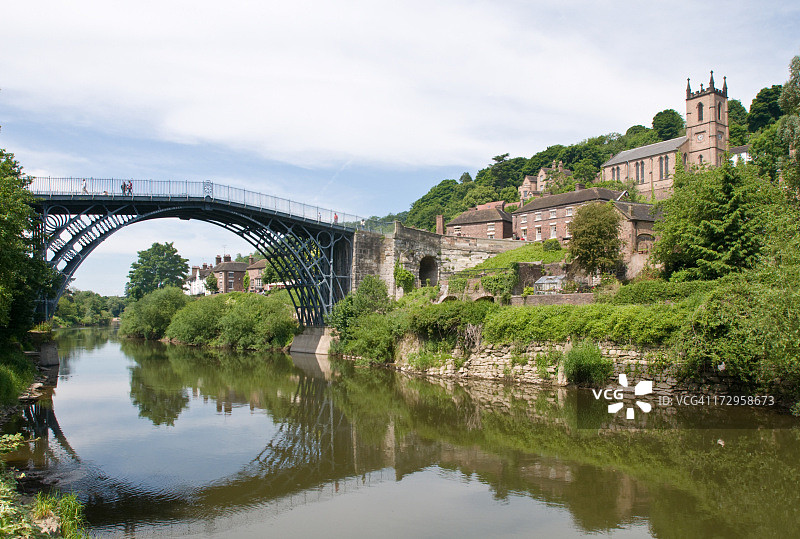 特尔福德的铁桥图片素材