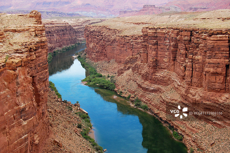 大理石峡谷的科罗拉多河图片素材