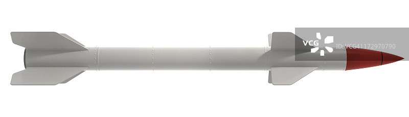 导弹的独立侧视图图片素材
