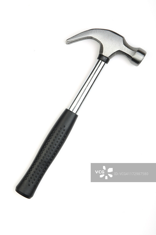 蓝色背景上的单爪锤图片素材