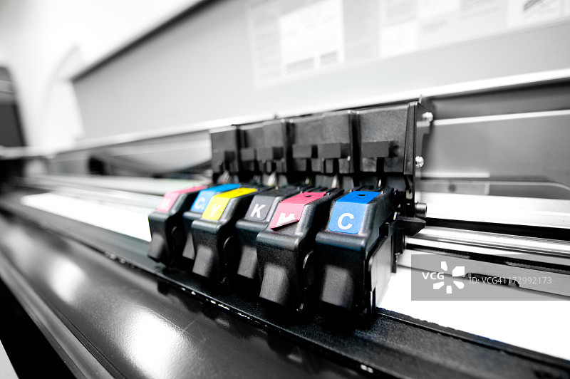 彩色打印机打印图片素材