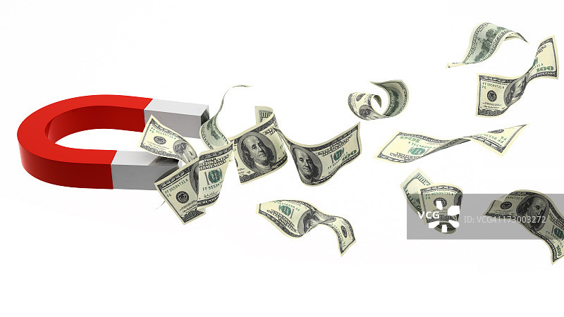 现金磁铁图片素材