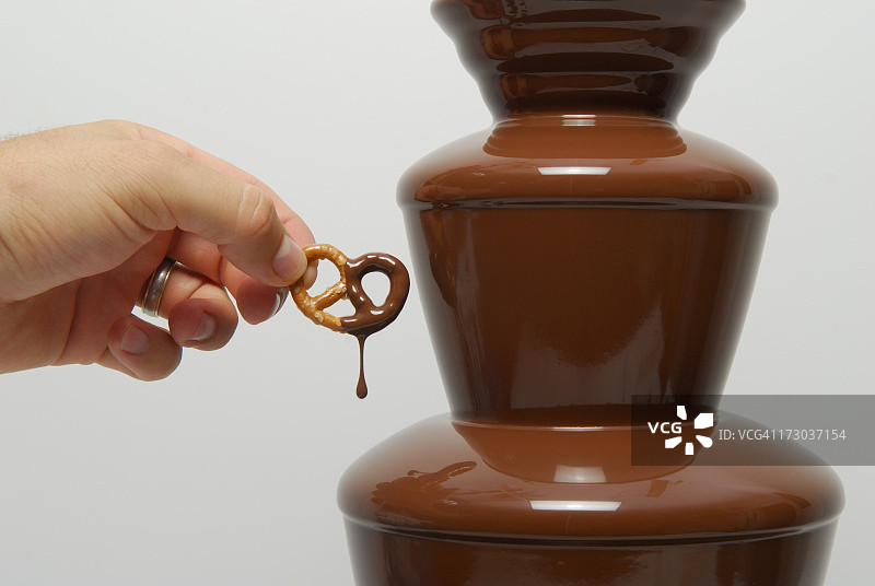 巧克力喷泉图片素材