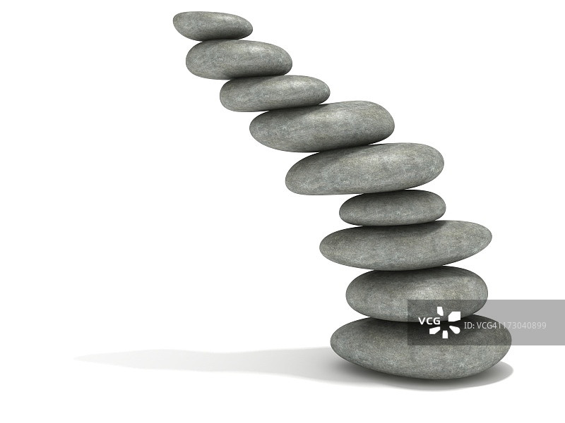 不可能的石头堆叠图片素材