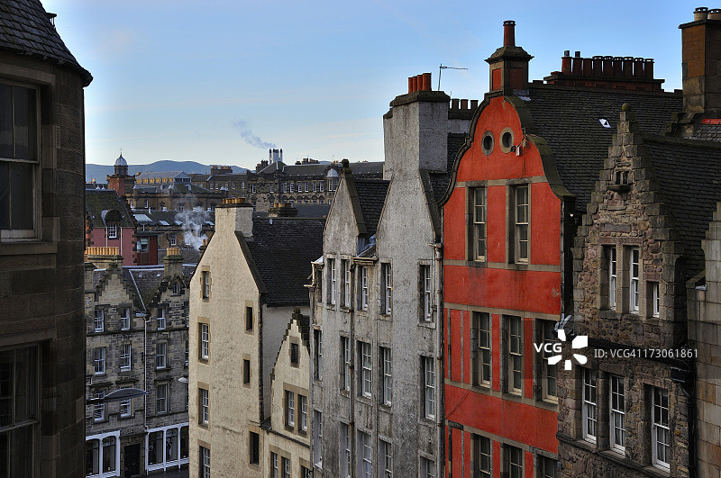 苏格兰爱丁堡维多利亚街图片素材