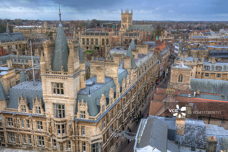 剑桥大学圣约翰学院图片素材