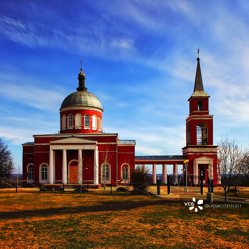 复活教堂图片素材