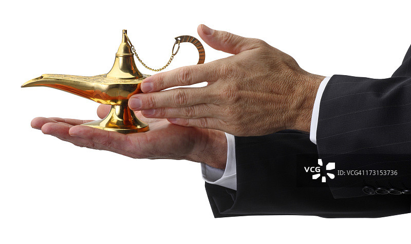 擦拭神灯图片素材